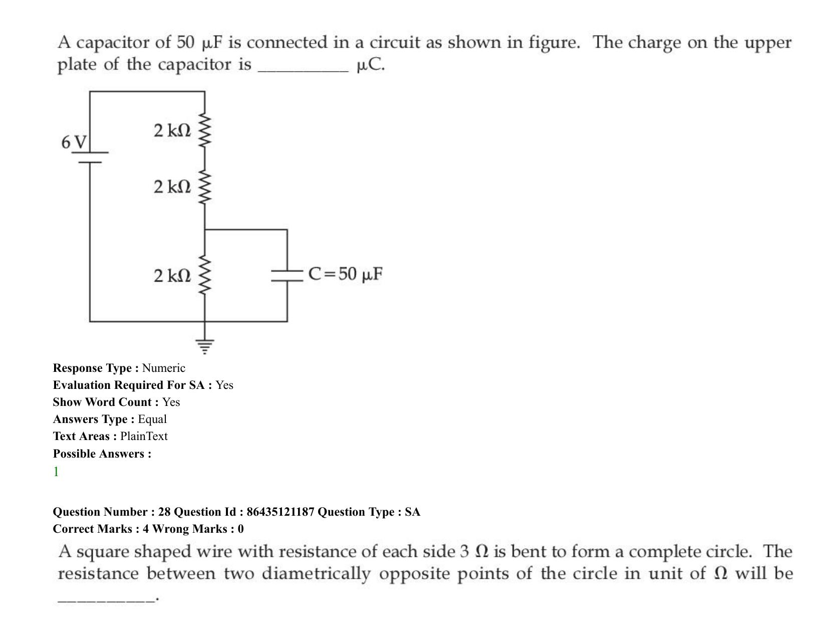 JEE Mains 2021: BTech (Shift 1) 31-08-2021 Question Paper - Page 23