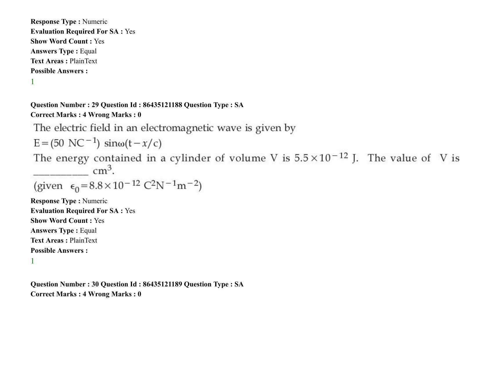 JEE Mains 2021: BTech (Shift 1) 31-08-2021 Question Paper - Page 24