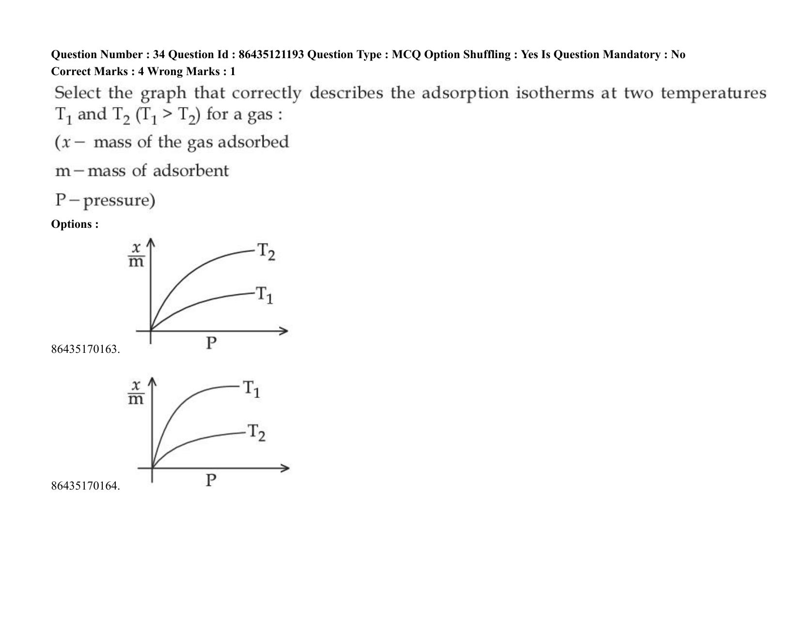 JEE Mains 2021: BTech (Shift 1) 31-08-2021 Question Paper - Page 28