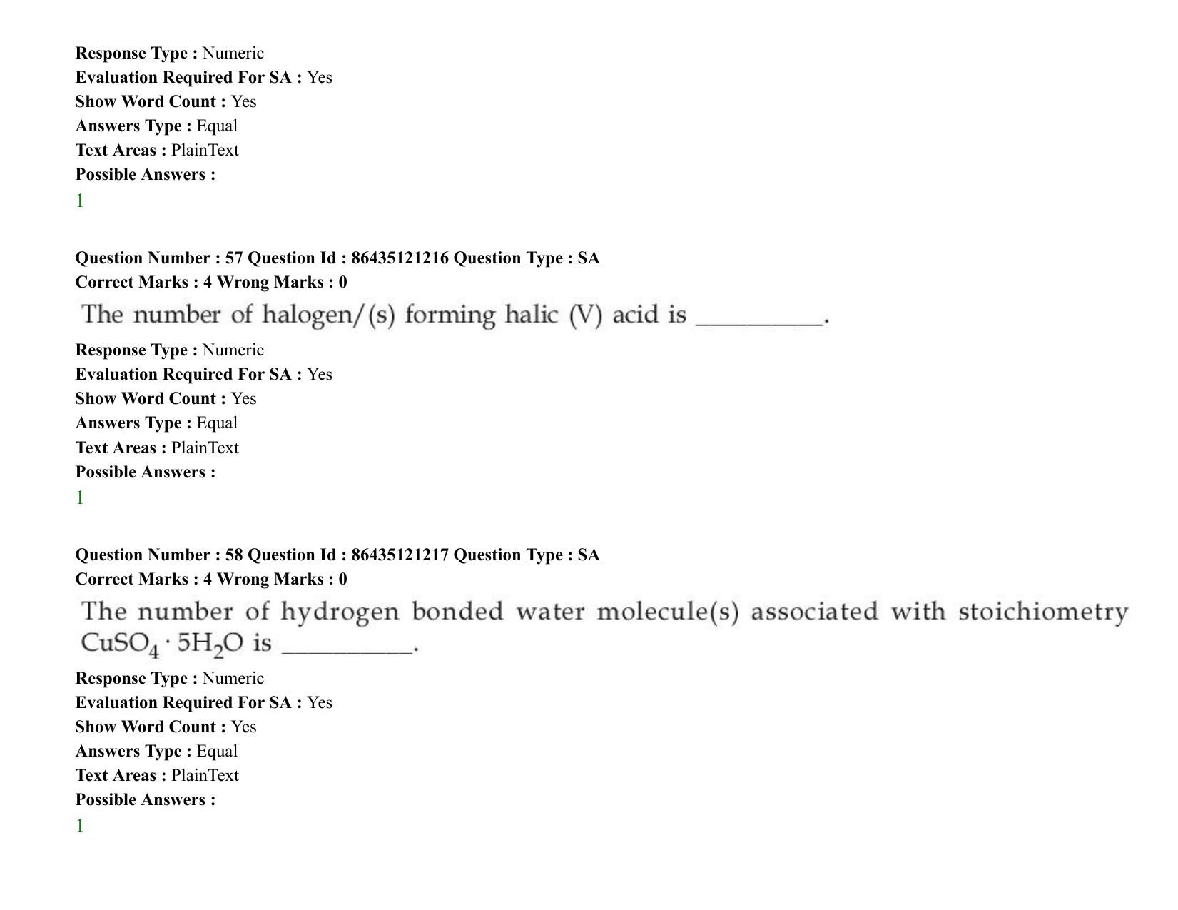 JEE Mains 2021: BTech (Shift 1) 31-08-2021 Question Paper - Page 46