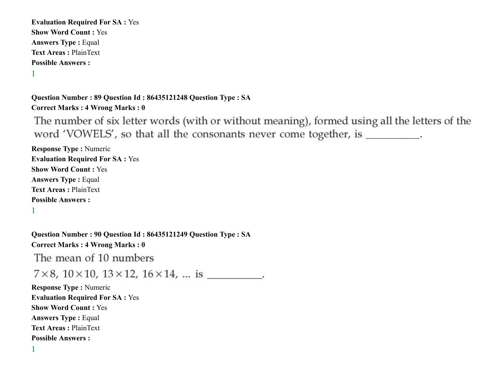 JEE Mains 2021: BTech (Shift 1) 31-08-2021 Question Paper - Page 65