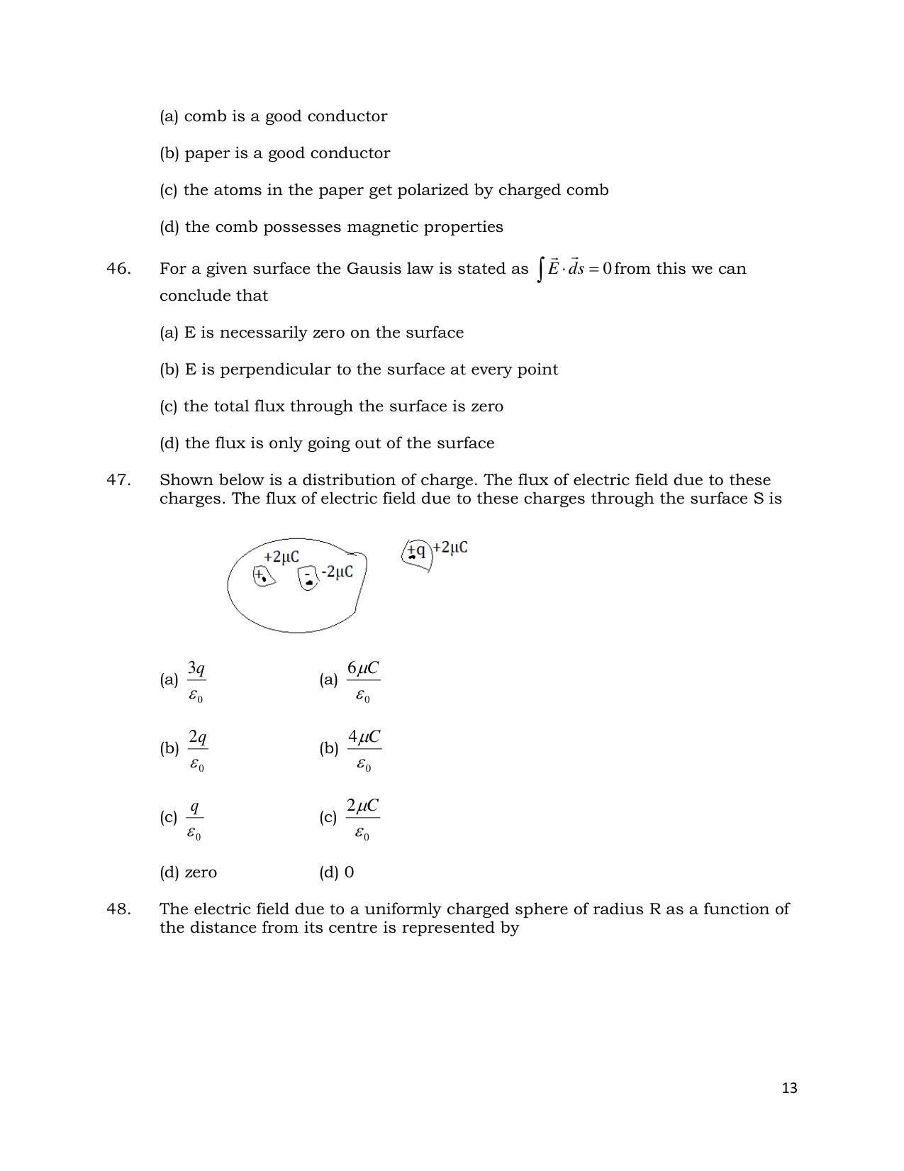 CHSE Odisha Class 12 PHYSICS (1ST PHASE) Question Bank - Page 13