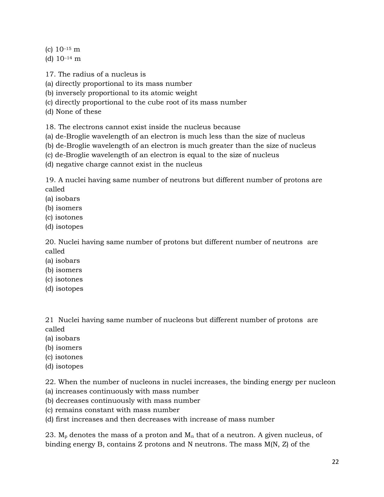 CHSE Odisha Class 12 PHYSICS (1ST PHASE) Question Bank - Page 22