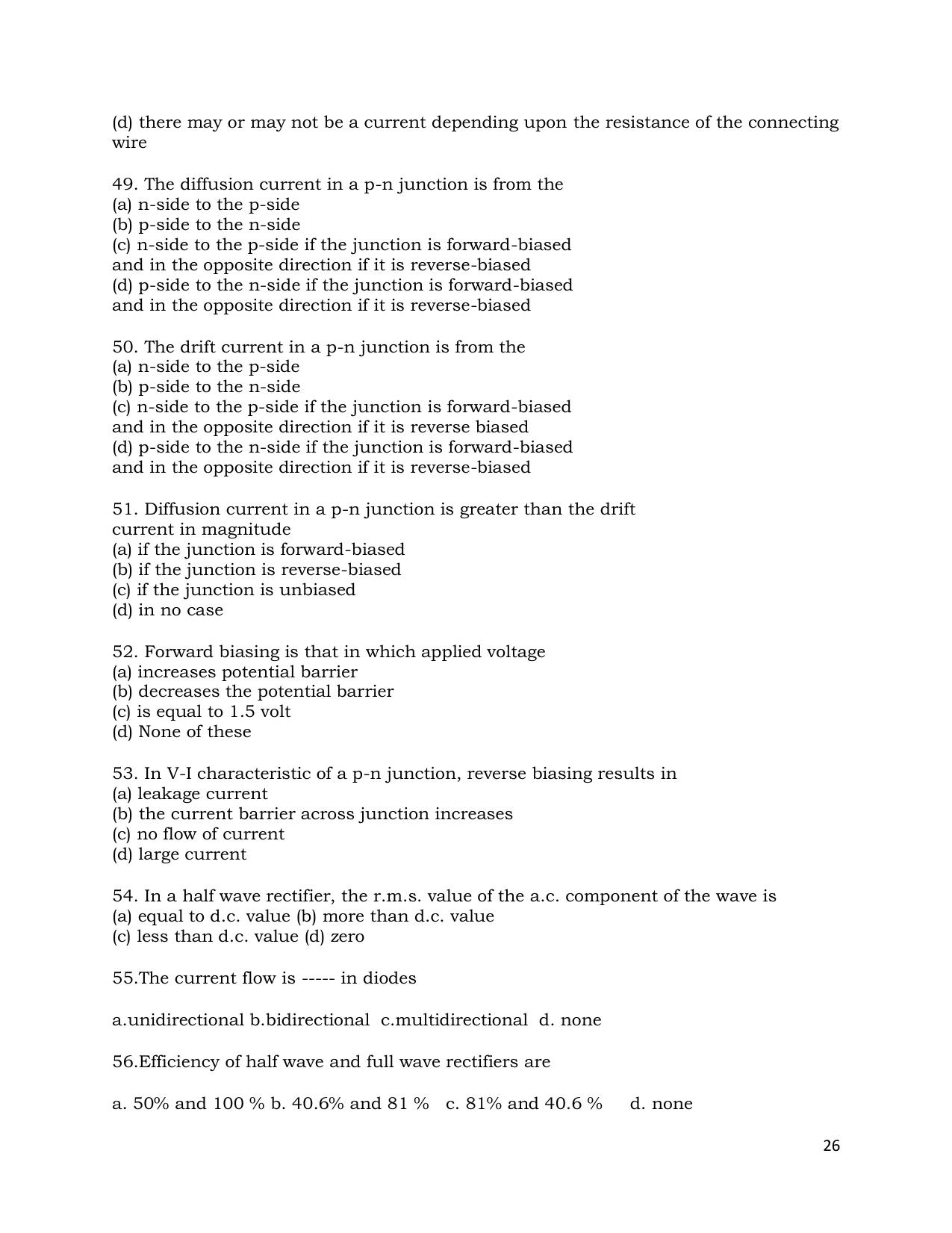 CHSE Odisha Class 12 PHYSICS (1ST PHASE) Question Bank - Page 26