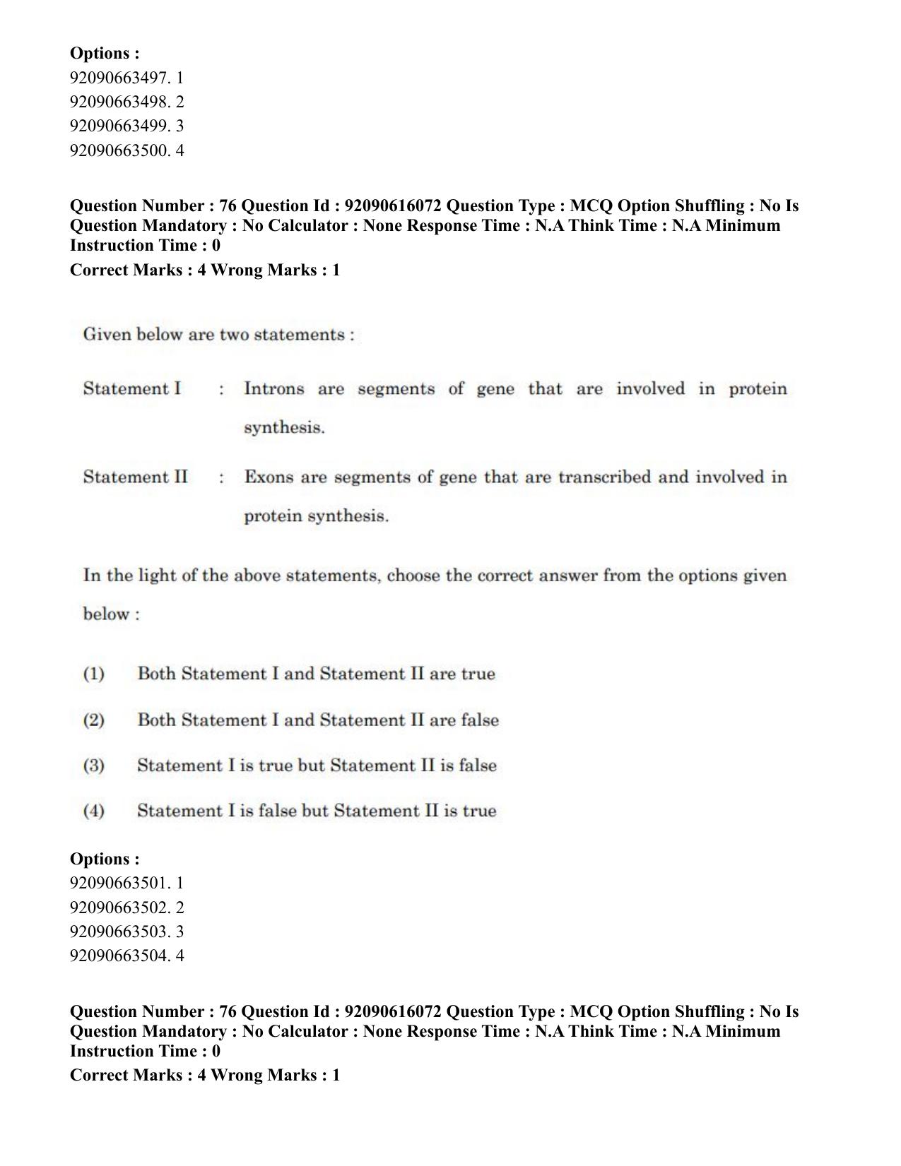 CUET PG 2023: HUQP02 – Anthropology(Eng)-Shift 1 (14-06-2023) Question Papers - Page 68