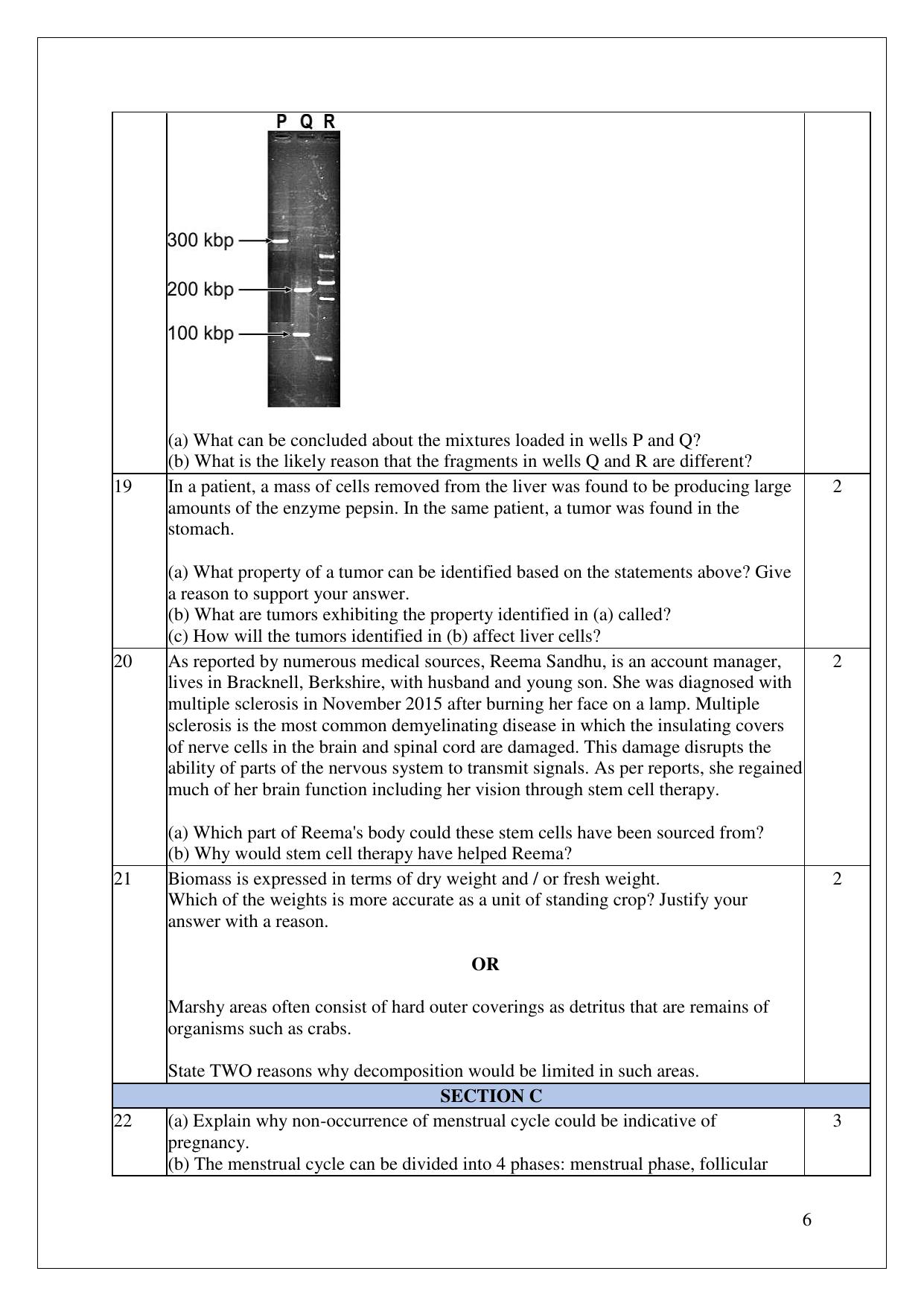 CBSE Class 12 Biology Practice Questions 2022-23 - Page 6