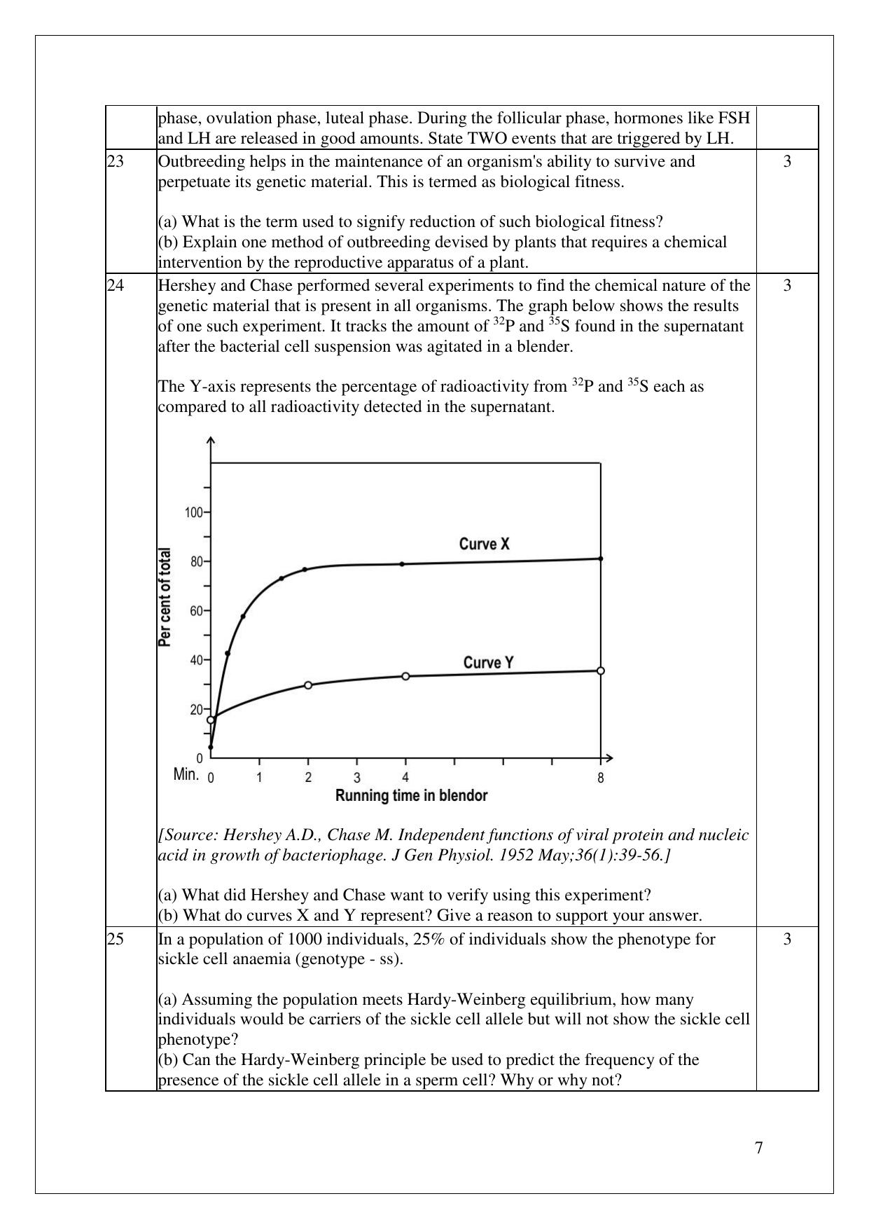 CBSE Class 12 Biology Practice Questions 2022-23 - Page 7