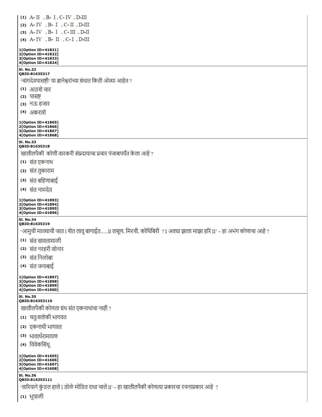 CUET (PG) 2022: PGQP-60 Marathi (10-09-2022) Question Paper - Page 12