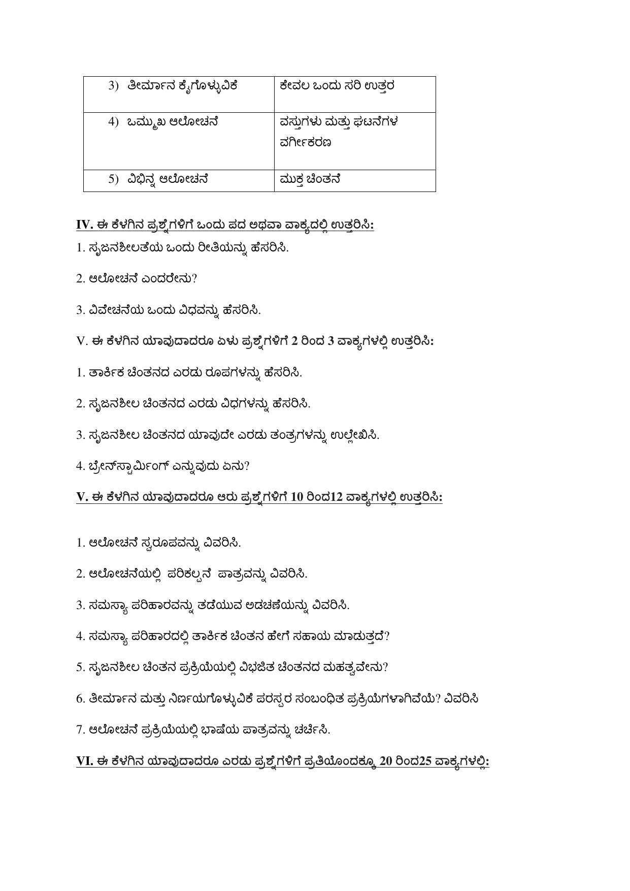 Karnataka 1st PUC Question Bank 2025 - Psychology kannada - Page 30