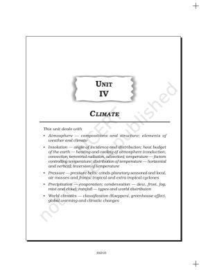 NCERT Book for Class 11 Geography (Part-I) Chapter 8 Composition and Structure of Atmosphere