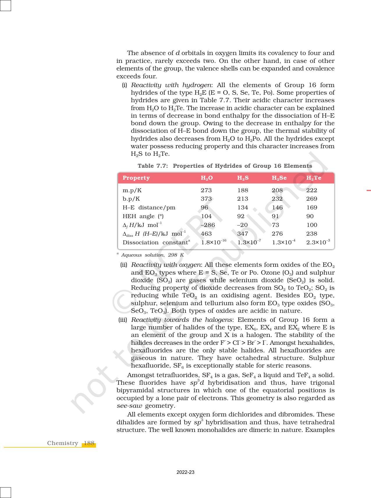 NCERT Book for Class 12 Chemistry Chapter 7 The p Block Elements - Page 19