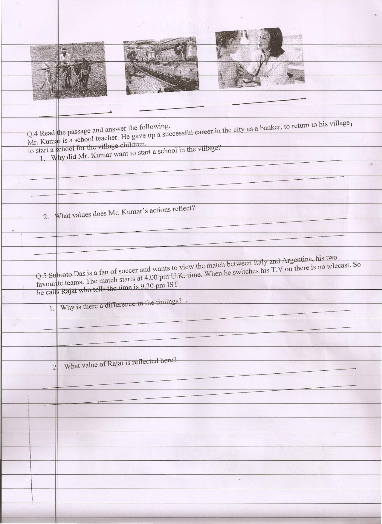 CBSE Worksheets for Class 6 Social Science Latitudes and Longitudes Assignment 3 - Page 2