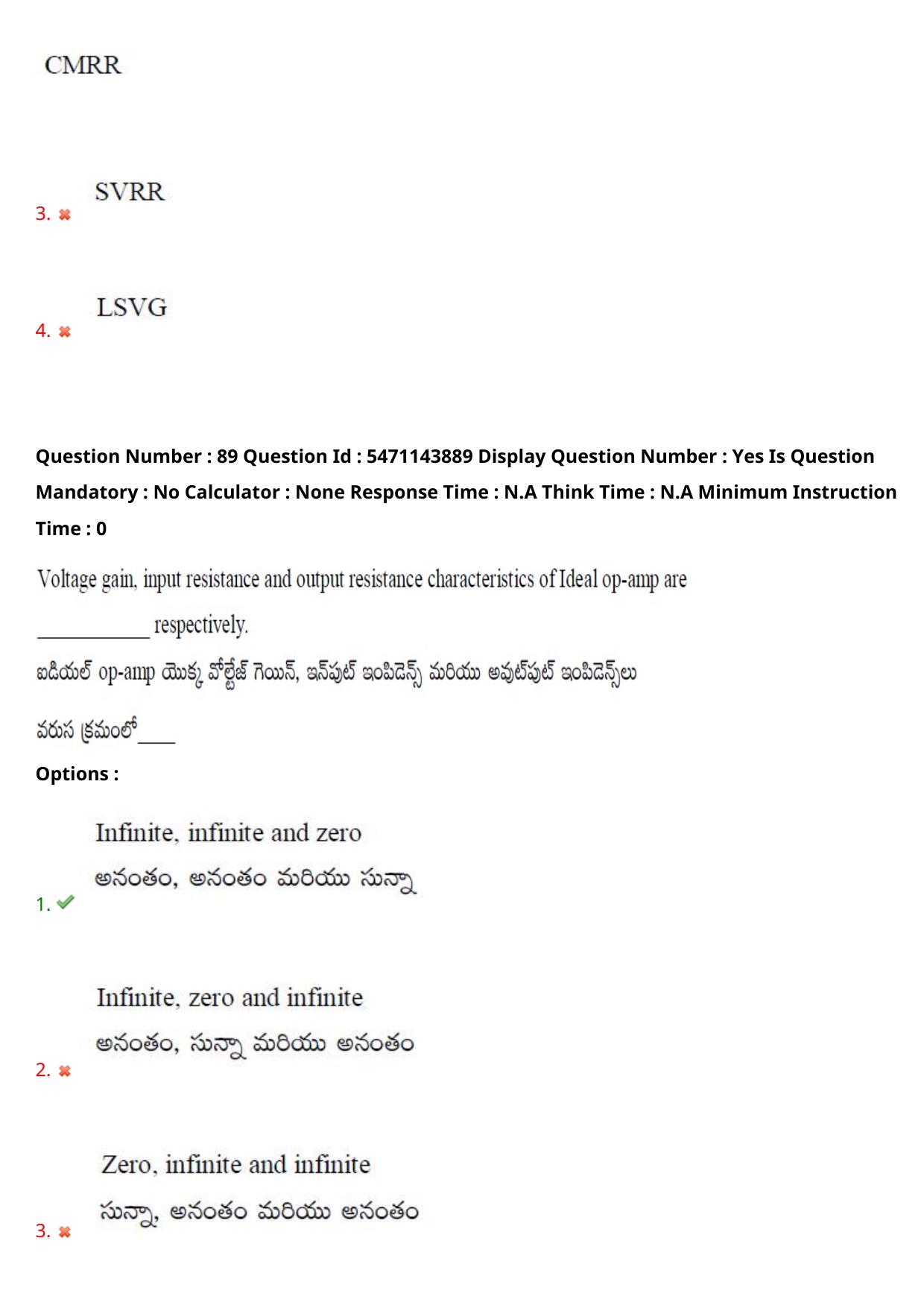 AP PGCET 2023 Electronics Paper with Answer Key - Page 68