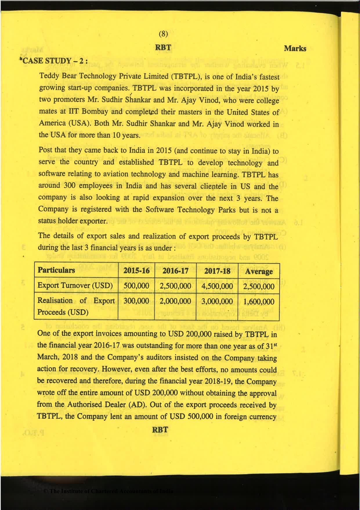 CA Final Nov 2019 Question Paper -Paper 6D – Economic Laws - Page 8