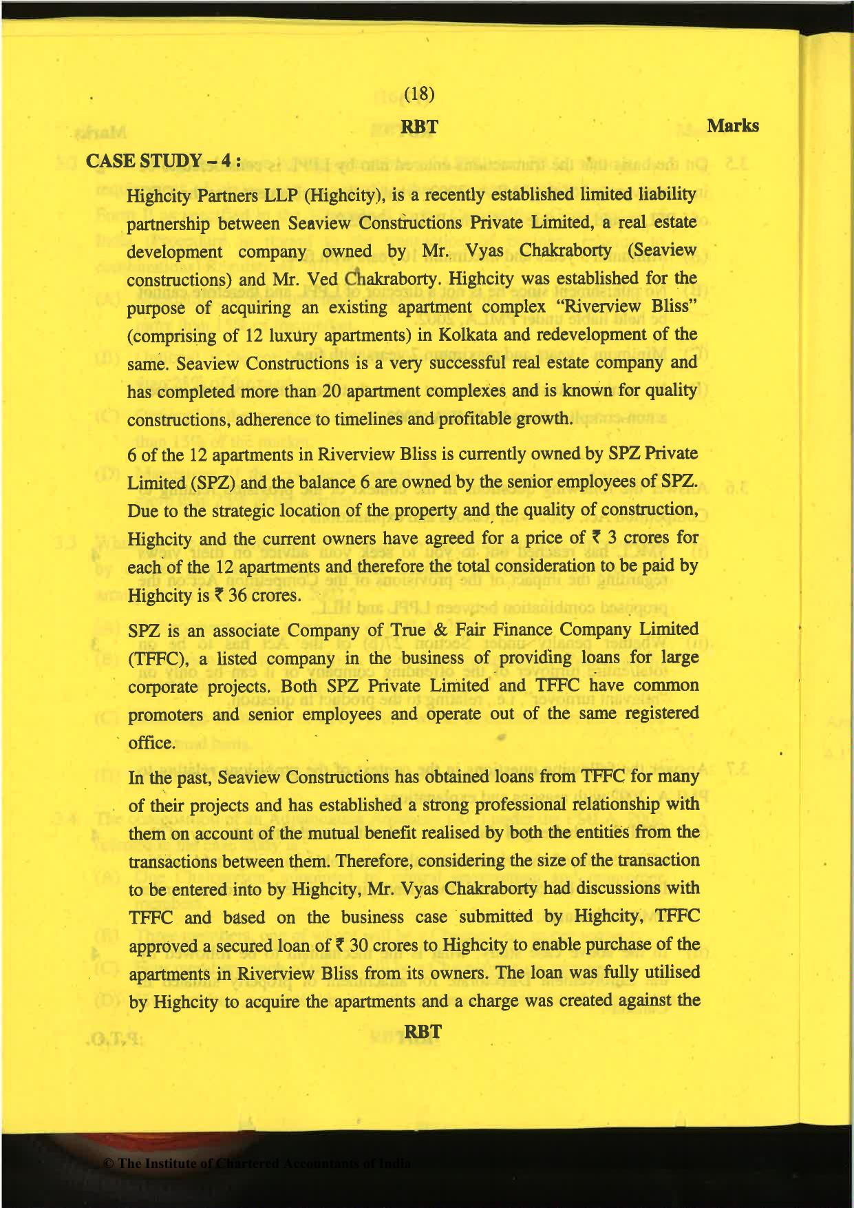 CA Final Nov 2019 Question Paper -Paper 6D – Economic Laws - Page 18