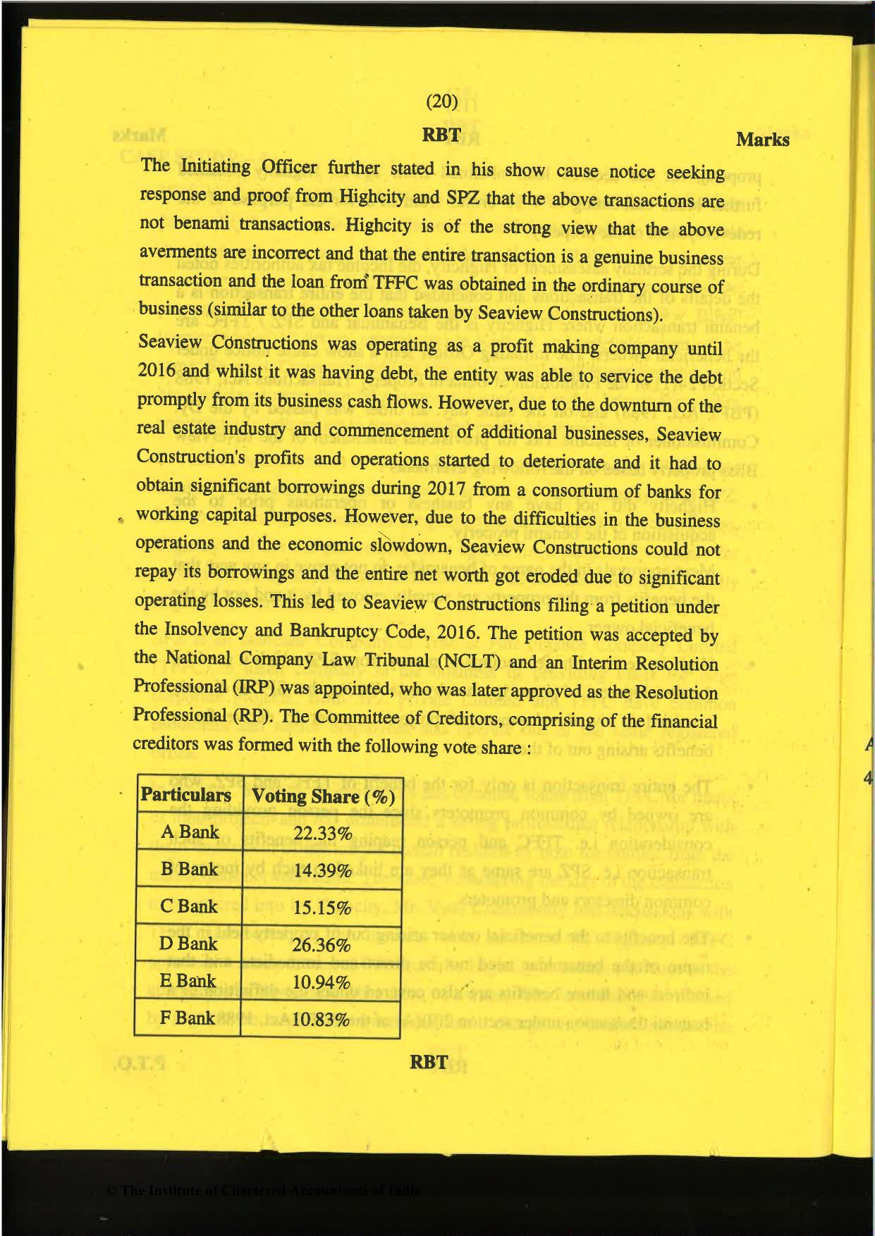 CA Final Nov 2019 Question Paper -Paper 6D – Economic Laws - Page 20