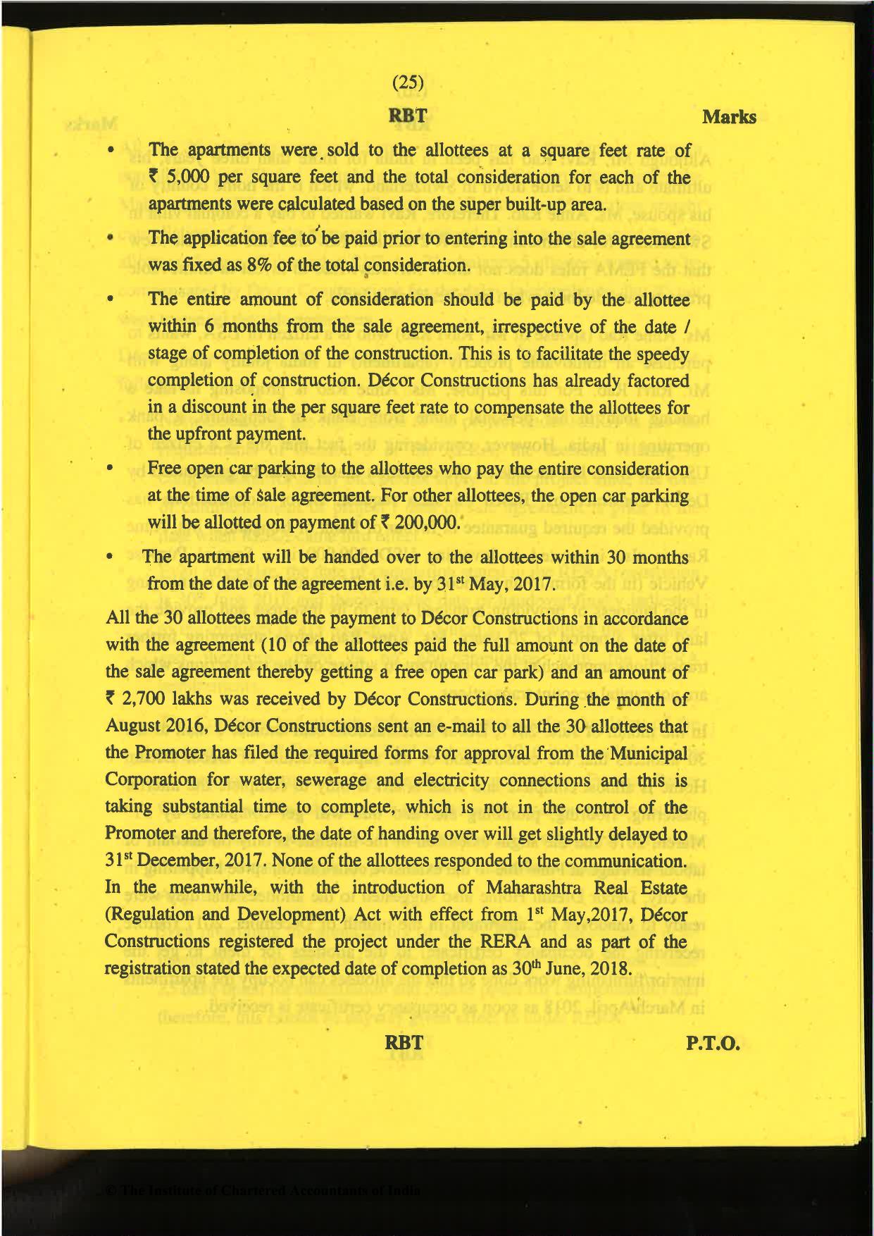 CA Final Nov 2019 Question Paper -Paper 6D – Economic Laws - Page 25