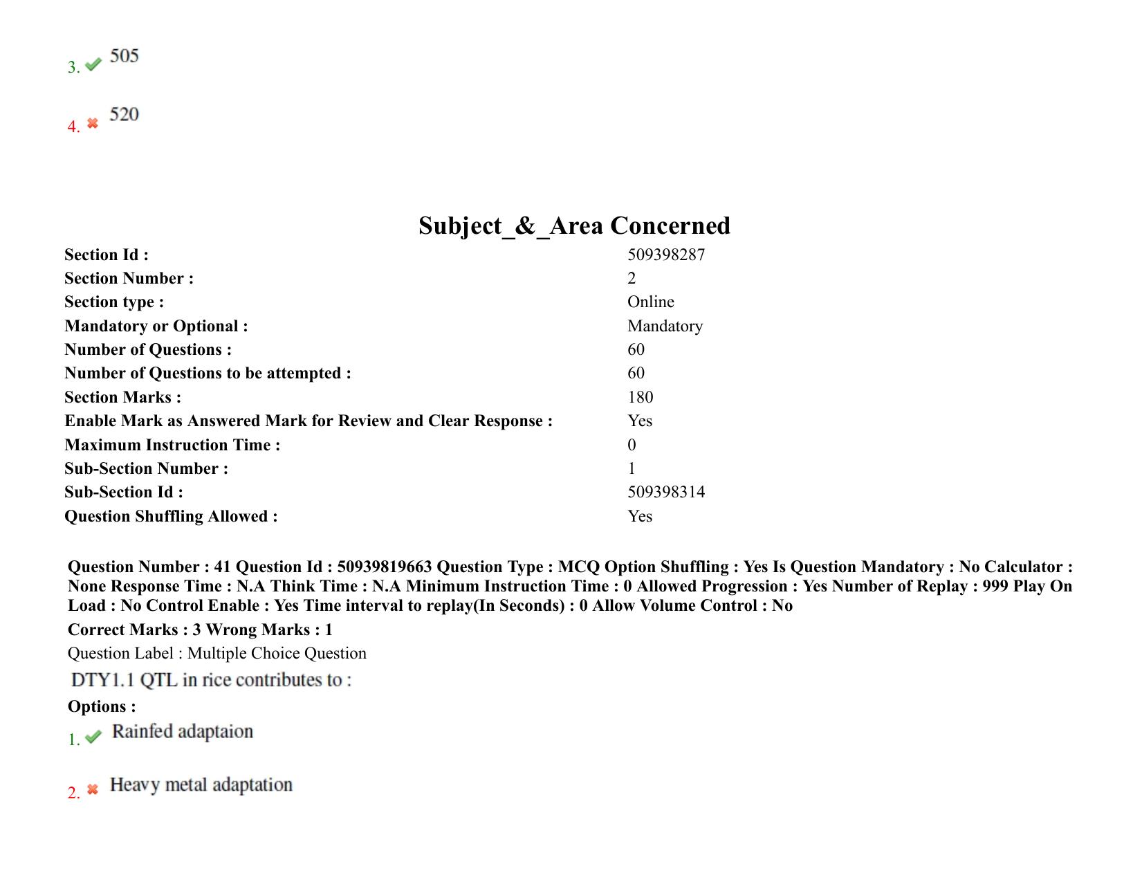 BHU RET Genetics and Plant Breeding 2021 Question Paper  - Page 35