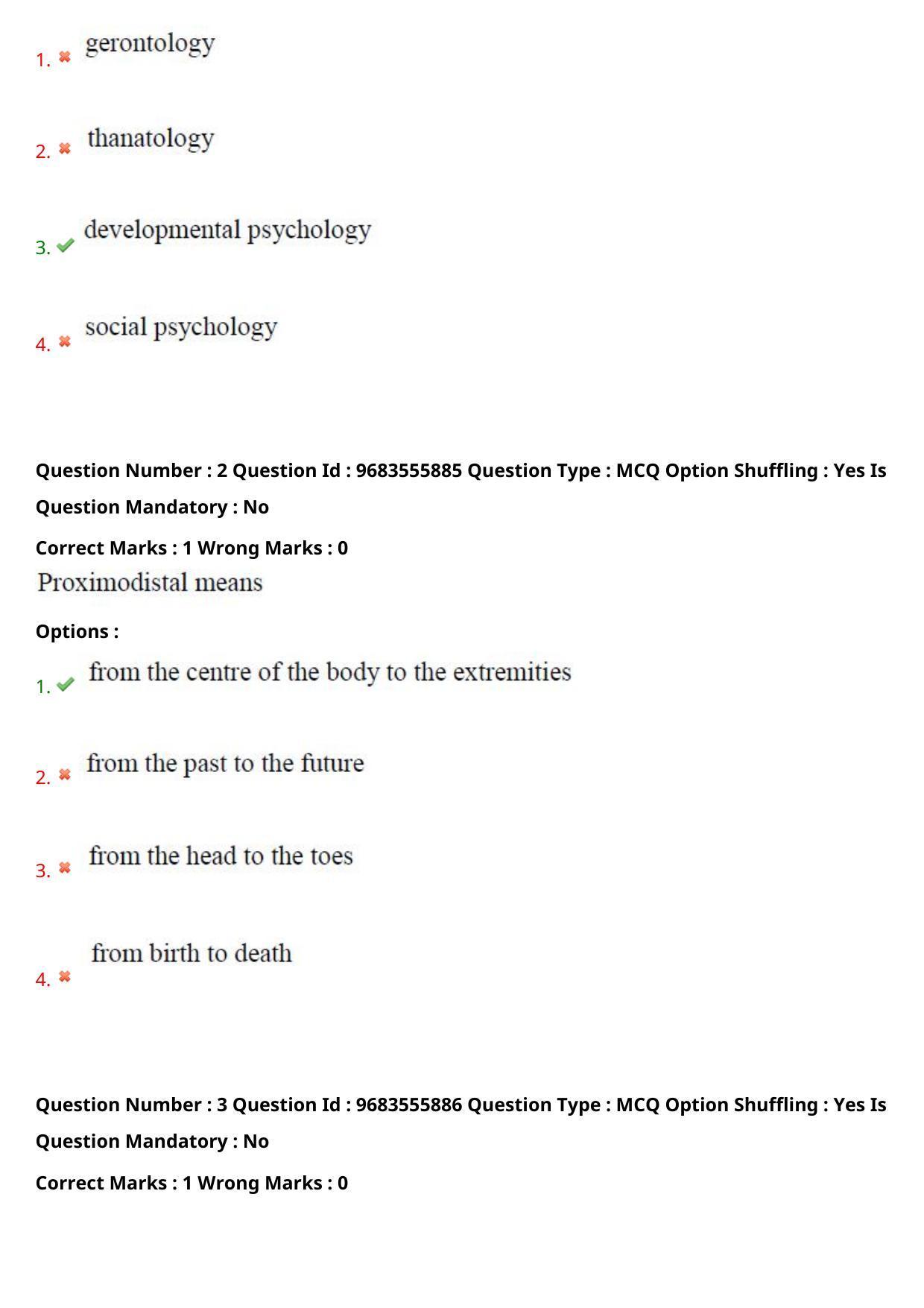 TS CPGET 2021 PGD in Child Psychology (Shift 2) Question Paper with Answer Key - Page 3