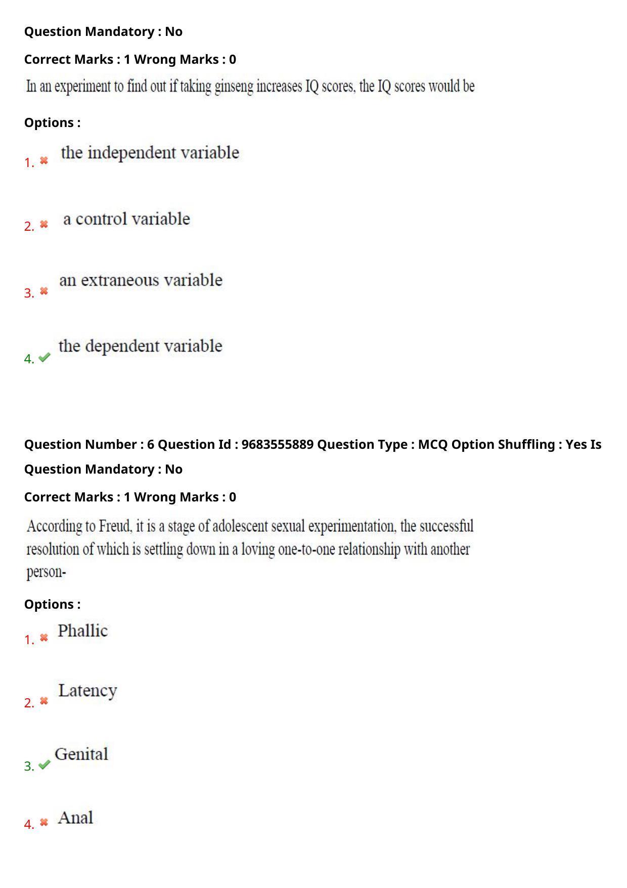TS CPGET 2021 PGD in Child Psychology (Shift 2) Question Paper with Answer Key - Page 5