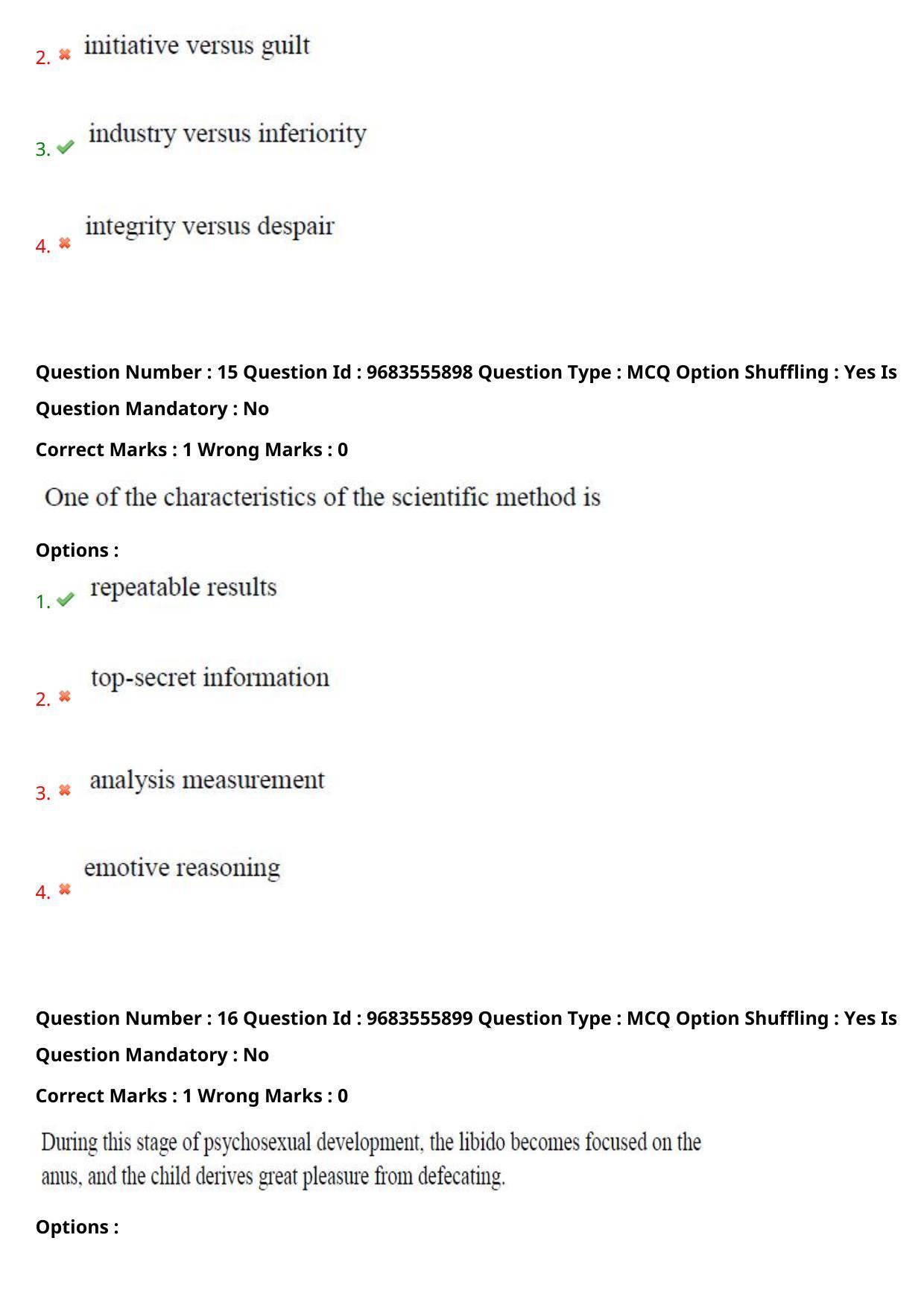 TS CPGET 2021 PGD in Child Psychology (Shift 2) Question Paper with Answer Key - Page 10