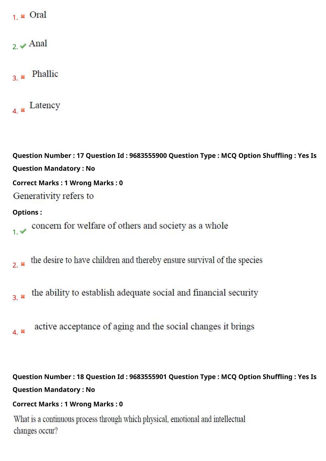 TS CPGET 2021 PGD in Child Psychology (Shift 2) Question Paper with Answer Key - Page 11