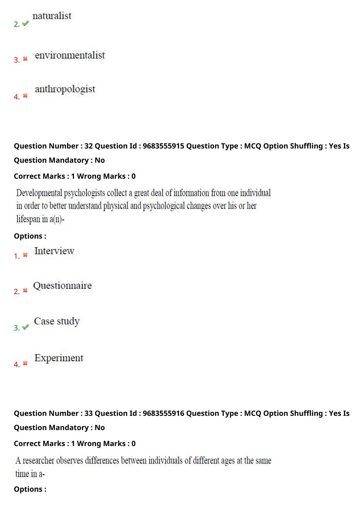 TS CPGET 2021 PGD in Child Psychology (Shift 2) Question Paper with Answer Key - Page 19