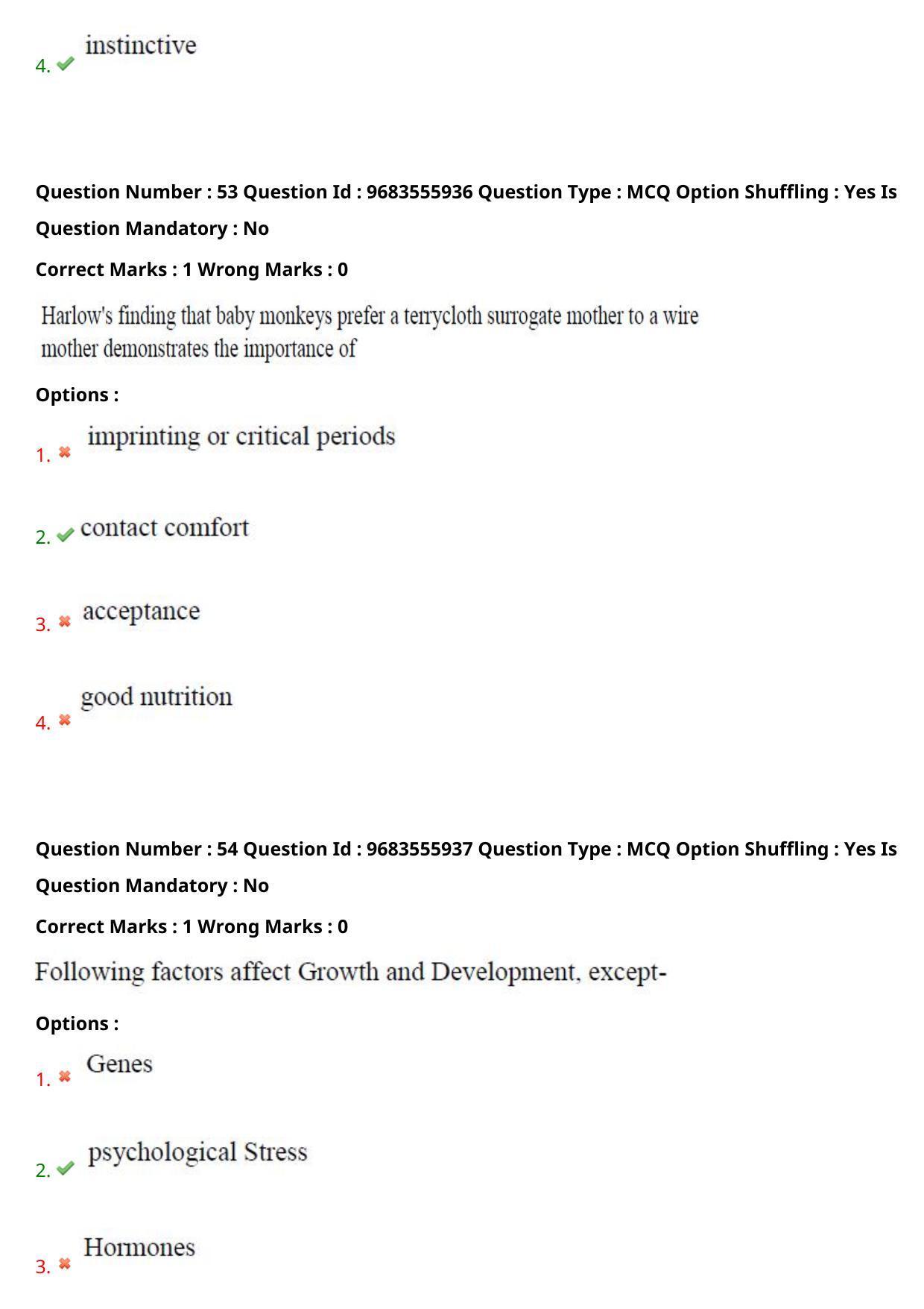 TS CPGET 2021 PGD in Child Psychology (Shift 2) Question Paper with Answer Key - Page 30