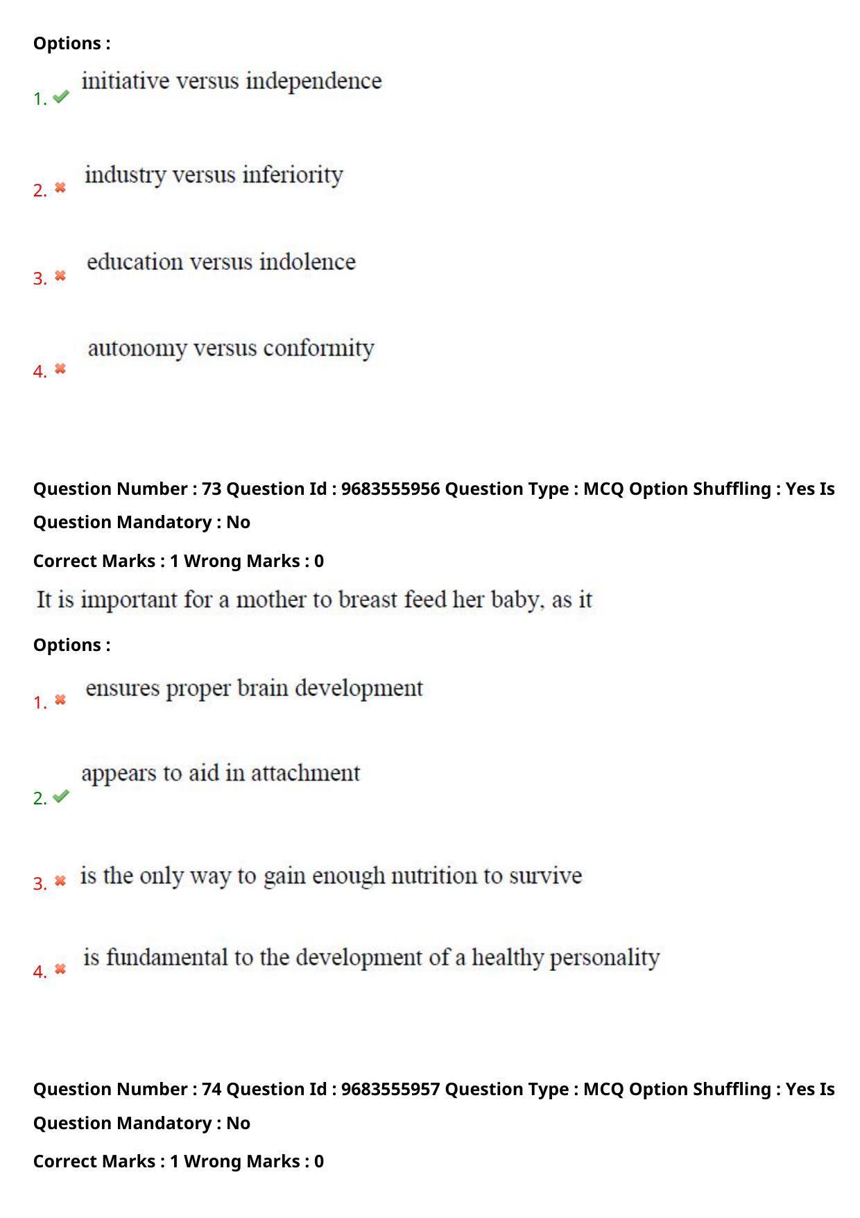 TS CPGET 2021 PGD in Child Psychology (Shift 2) Question Paper with Answer Key - Page 40