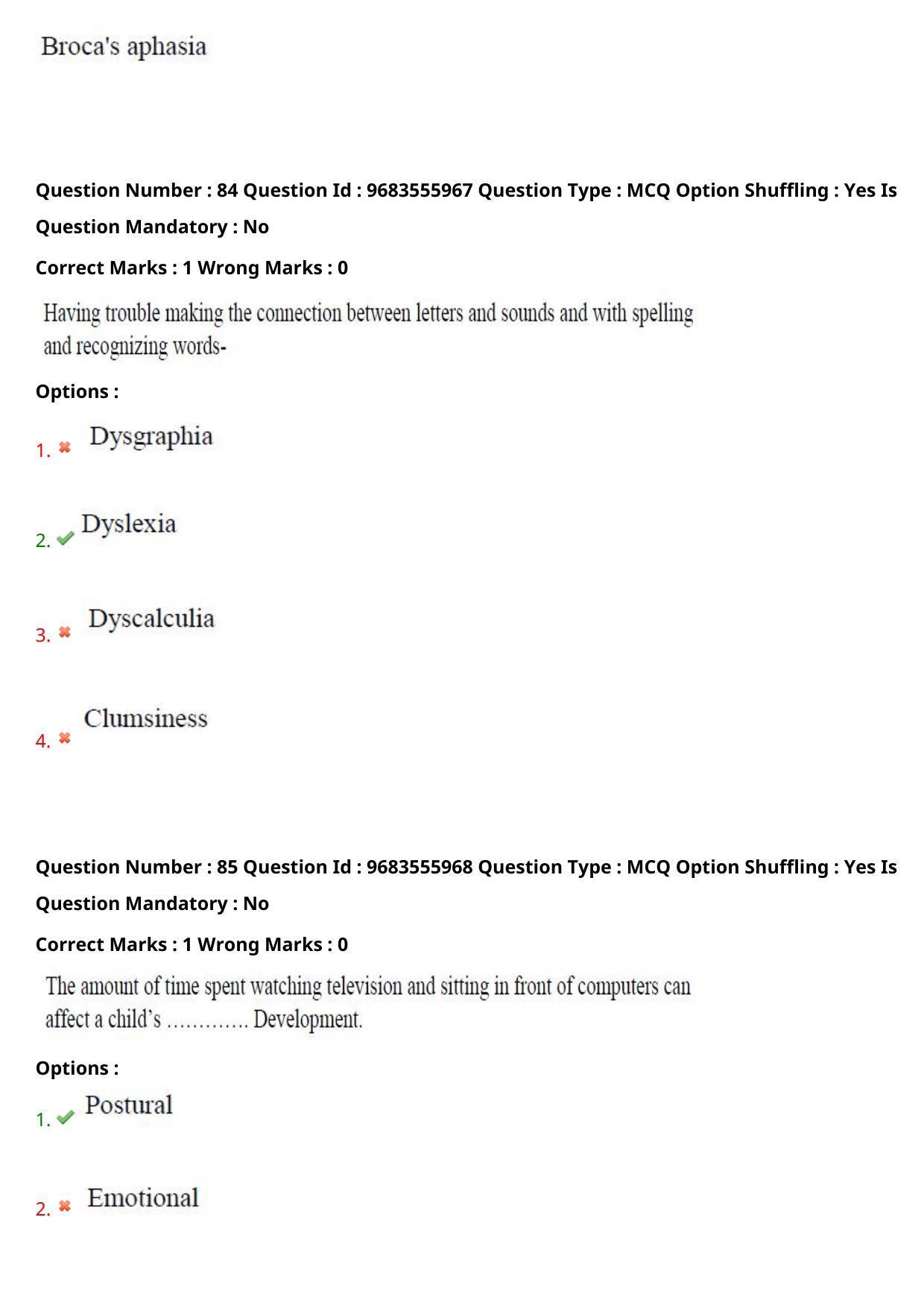 TS CPGET 2021 PGD in Child Psychology (Shift 2) Question Paper with Answer Key - Page 46