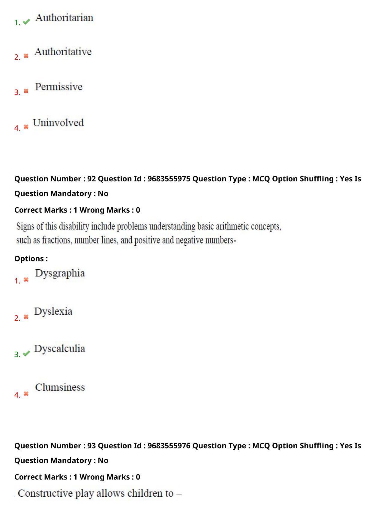 TS CPGET 2021 PGD in Child Psychology (Shift 2) Question Paper with Answer Key - Page 50