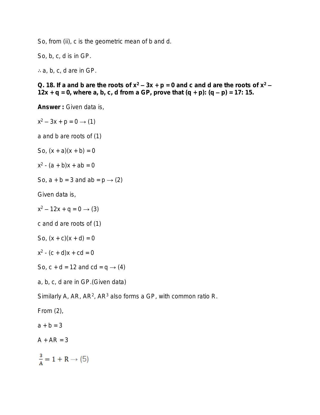 Chapter 12: Geometric Progression: RS Aggarwal Class 11 Solutions - Page 17