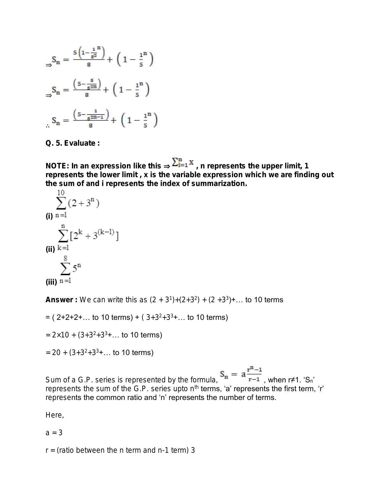 Chapter 12: Geometric Progression: RS Aggarwal Class 11 Solutions - Page 30