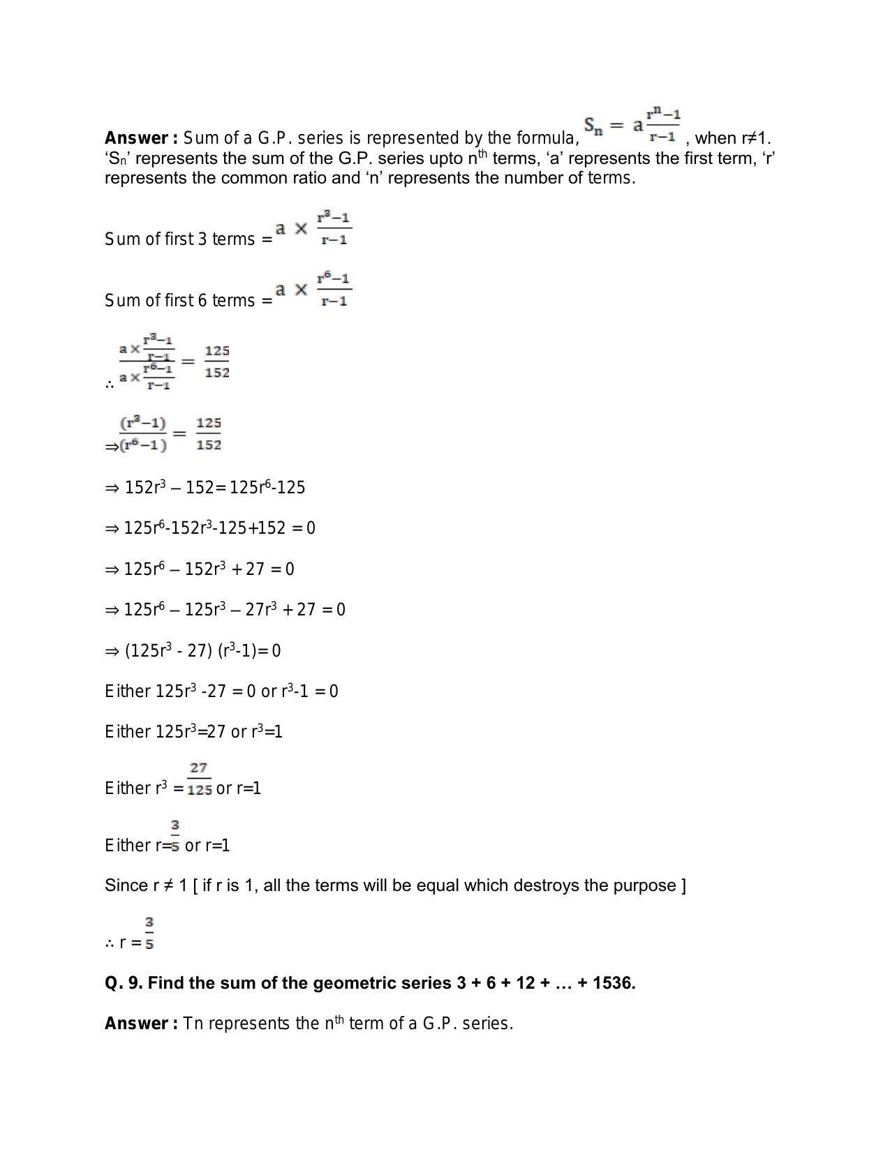 Chapter 12: Geometric Progression: RS Aggarwal Class 11 Solutions - Page 37