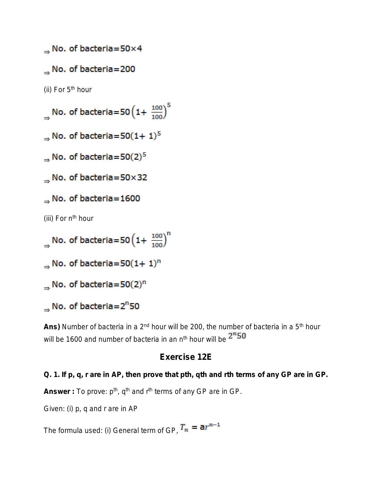 Chapter 12: Geometric Progression: RS Aggarwal Class 11 Solutions - Page 50