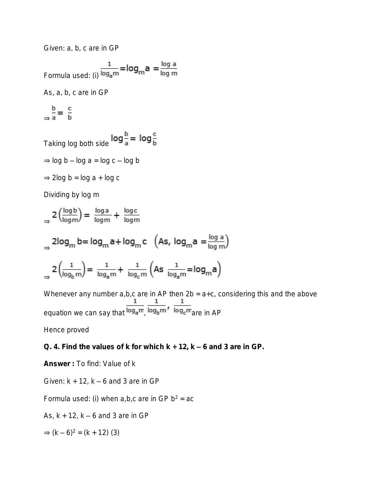 Chapter 12: Geometric Progression: RS Aggarwal Class 11 Solutions - Page 53