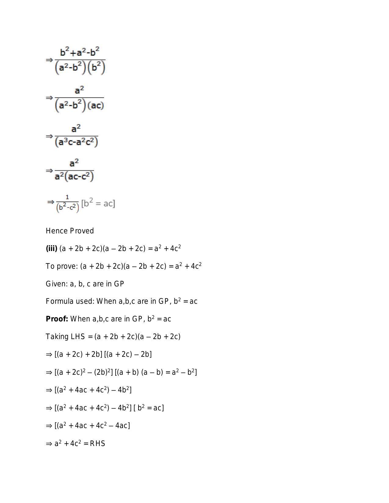 Chapter 12: Geometric Progression: RS Aggarwal Class 11 Solutions - Page 62