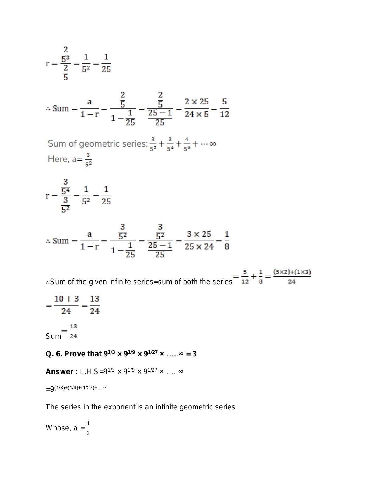 Chapter 12: Geometric Progression: RS Aggarwal Class 11 Solutions - Page 90