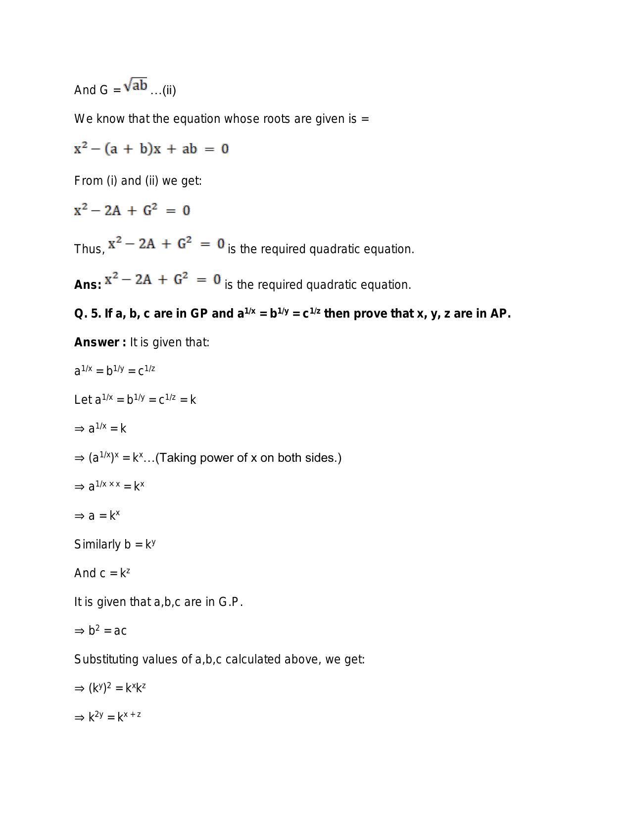 Chapter 12: Geometric Progression: RS Aggarwal Class 11 Solutions - Page 100