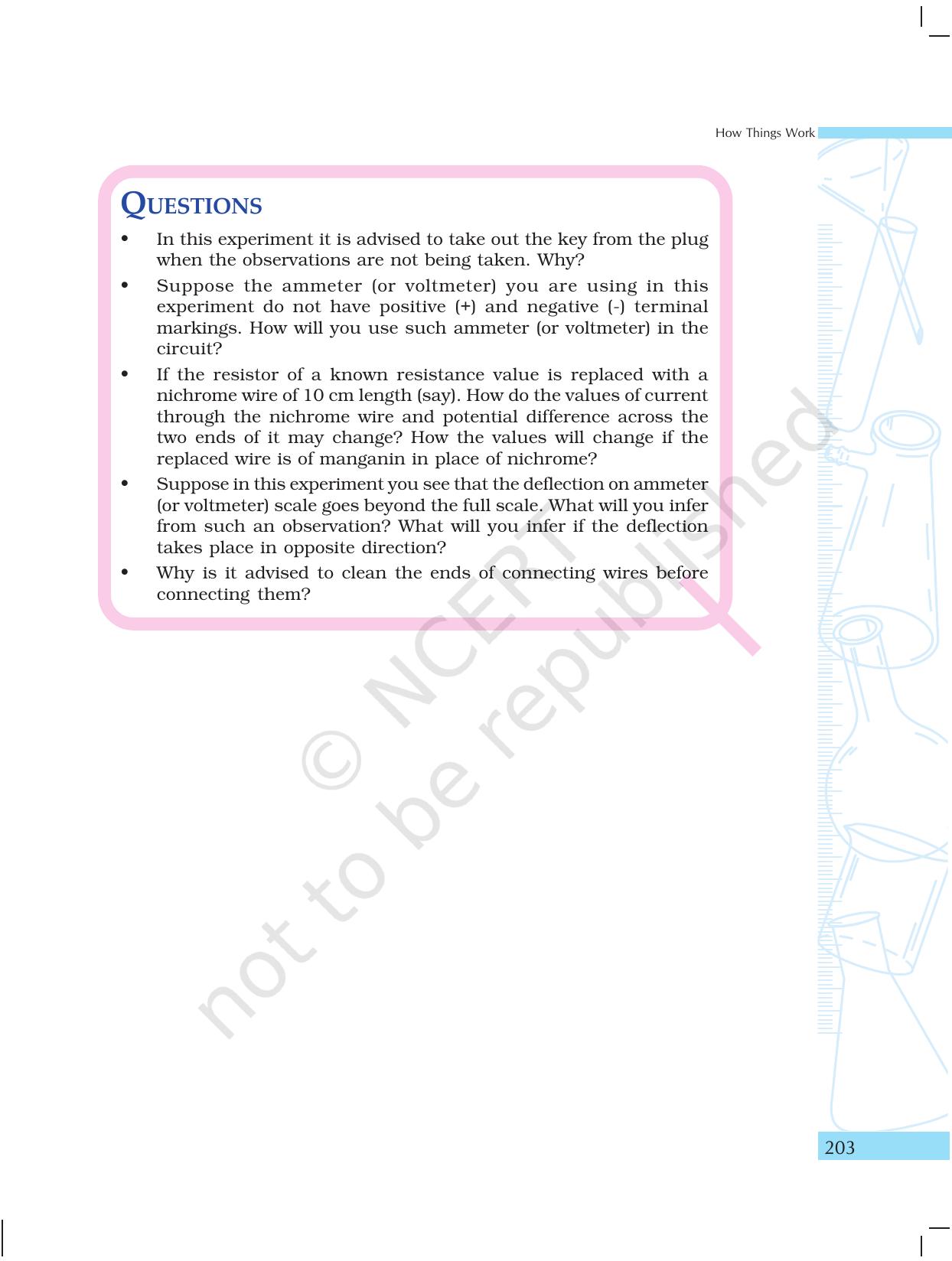 NCERT Laboratory Manuals for Class X Science - How Things Work - Page 5