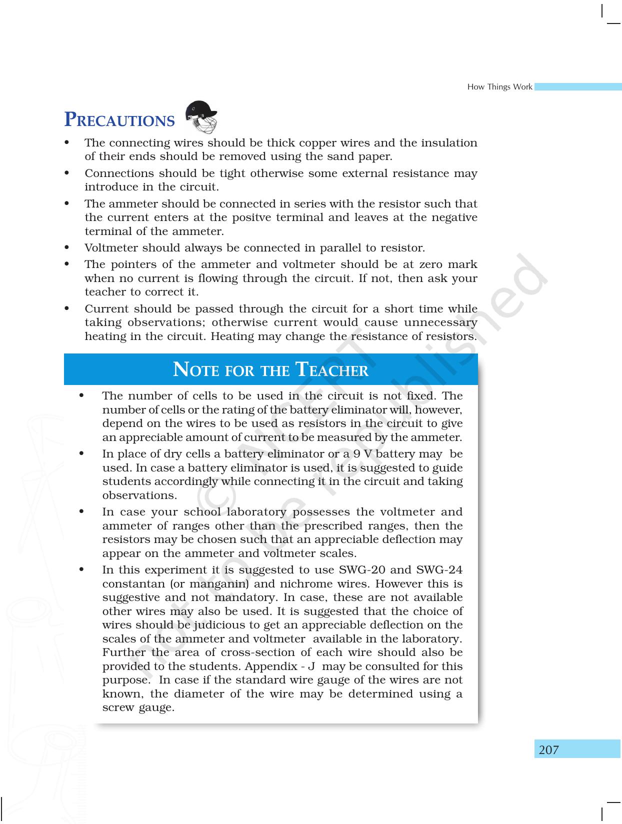 NCERT Laboratory Manuals for Class X Science - How Things Work - Page 9