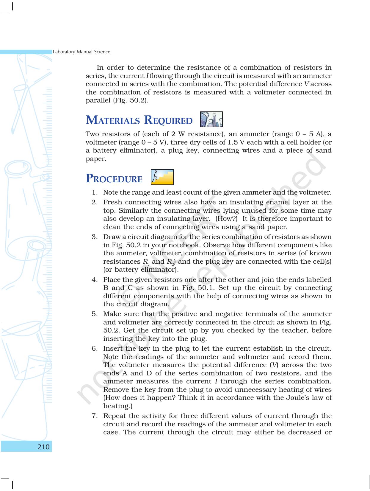 NCERT Laboratory Manuals for Class X Science - How Things Work - Page 12