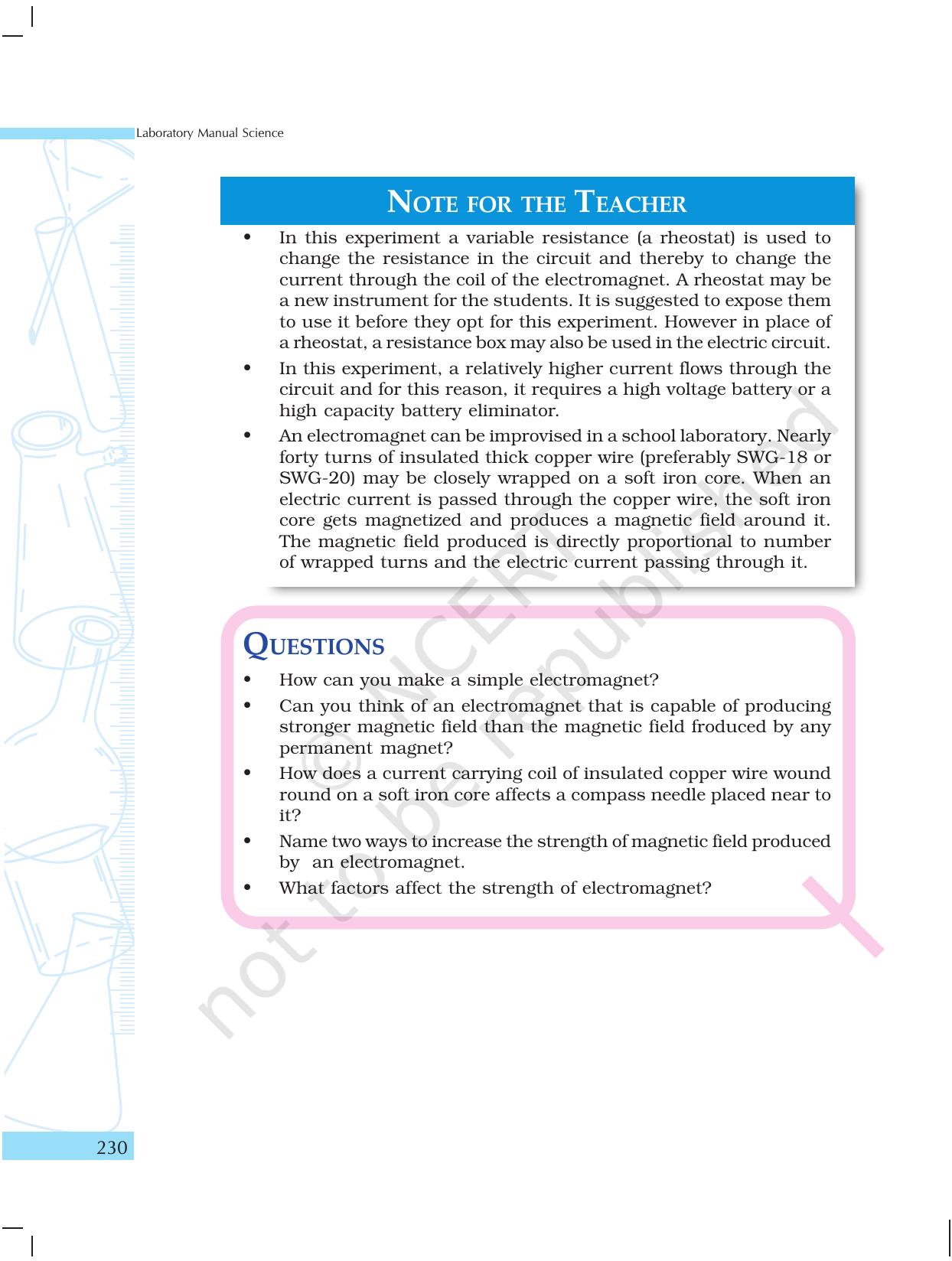 NCERT Laboratory Manuals for Class X Science - How Things Work - Page 32