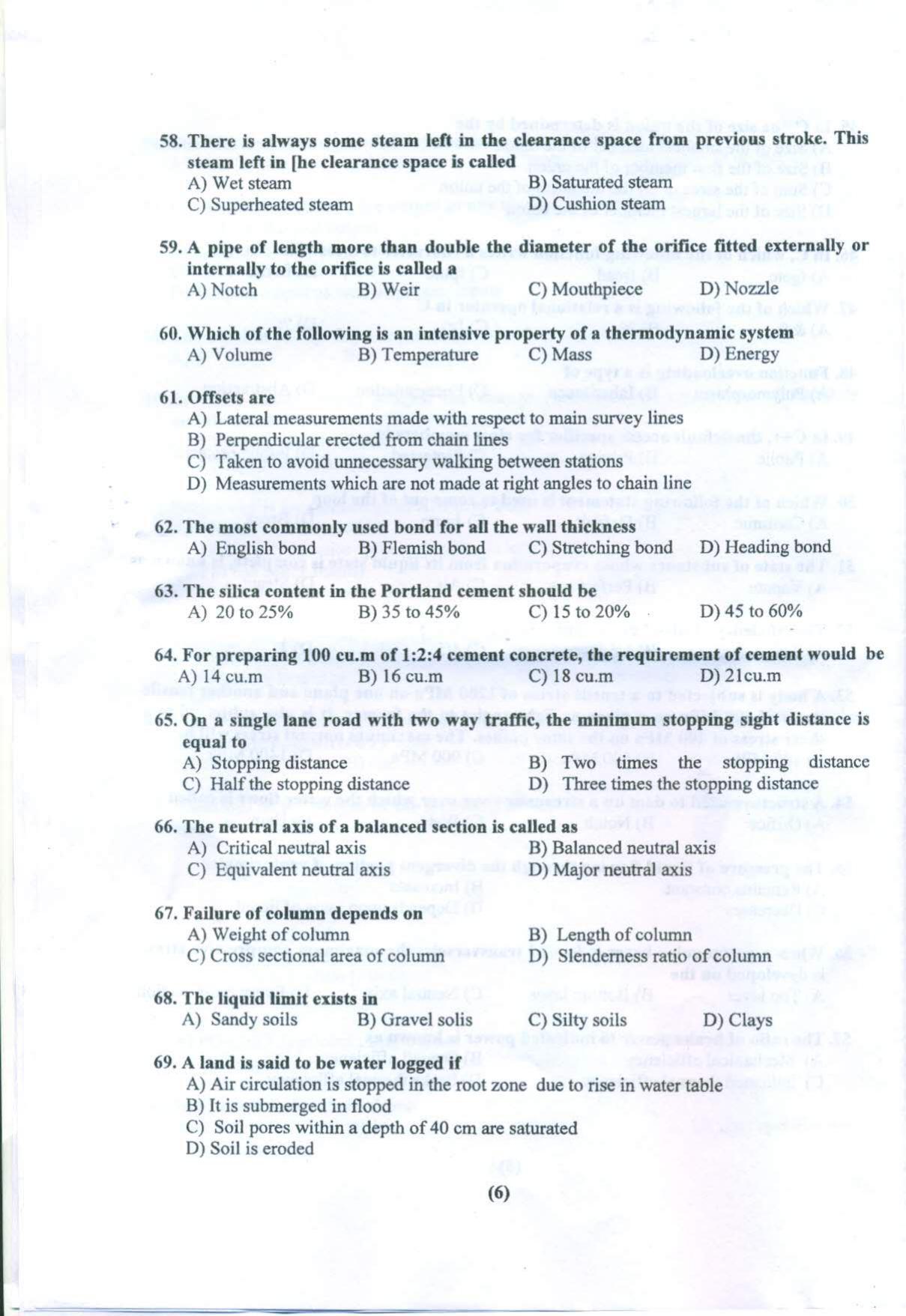 PULEET 2018 Previous Question Paper - Page 7