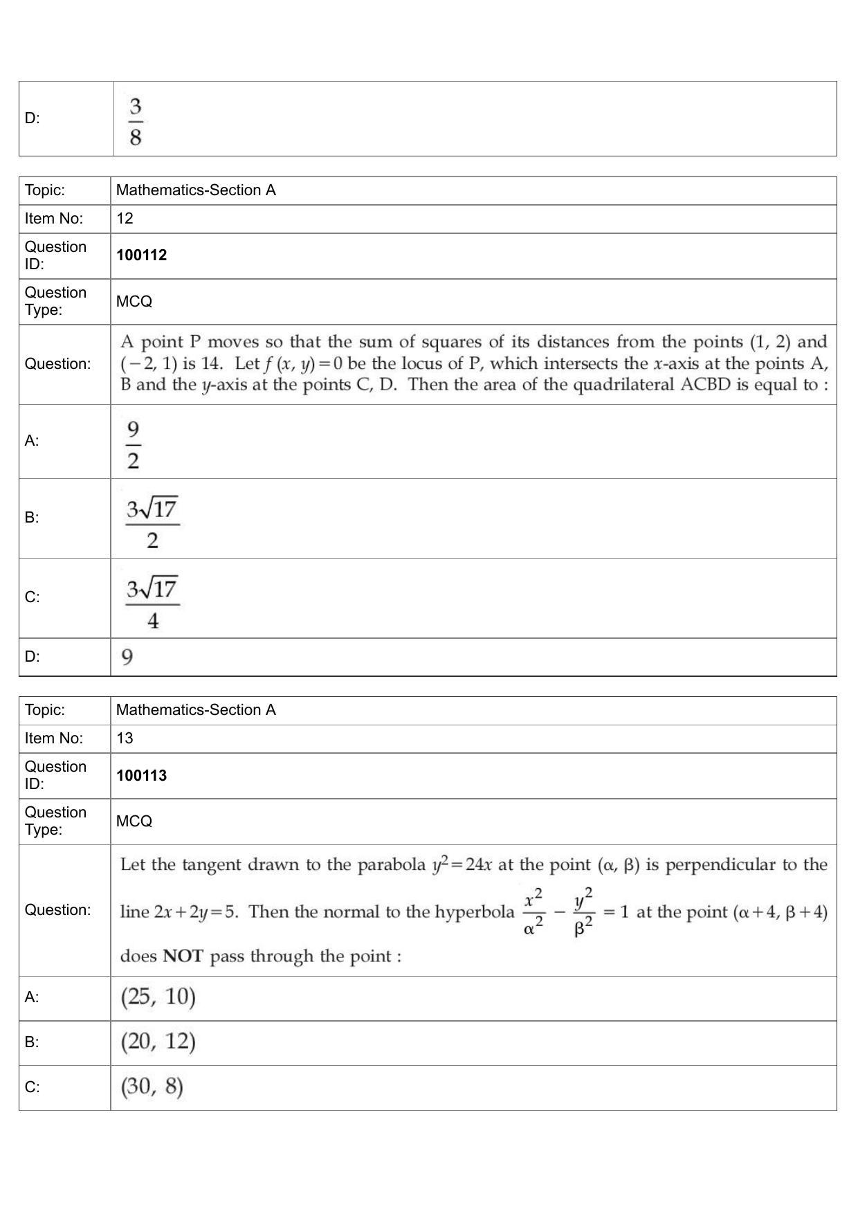 JEE Mains 2022: BTech English (Shift 1) 26-07-2022 Question Paper - Page 6