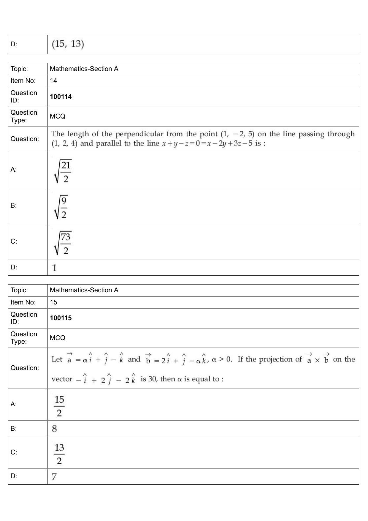 JEE Mains 2022: BTech English (Shift 1) 26-07-2022 Question Paper - Page 7
