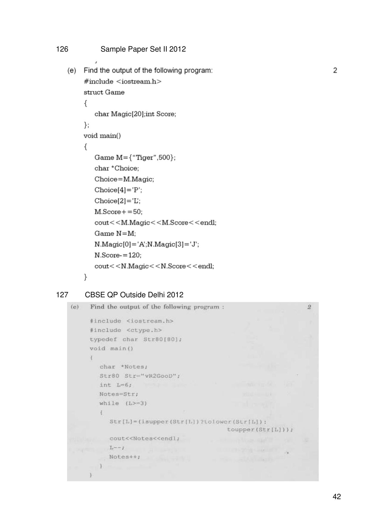 CBSE Worksheets for Class 11 Information Practices Previous year question bank Assignment - Page 42