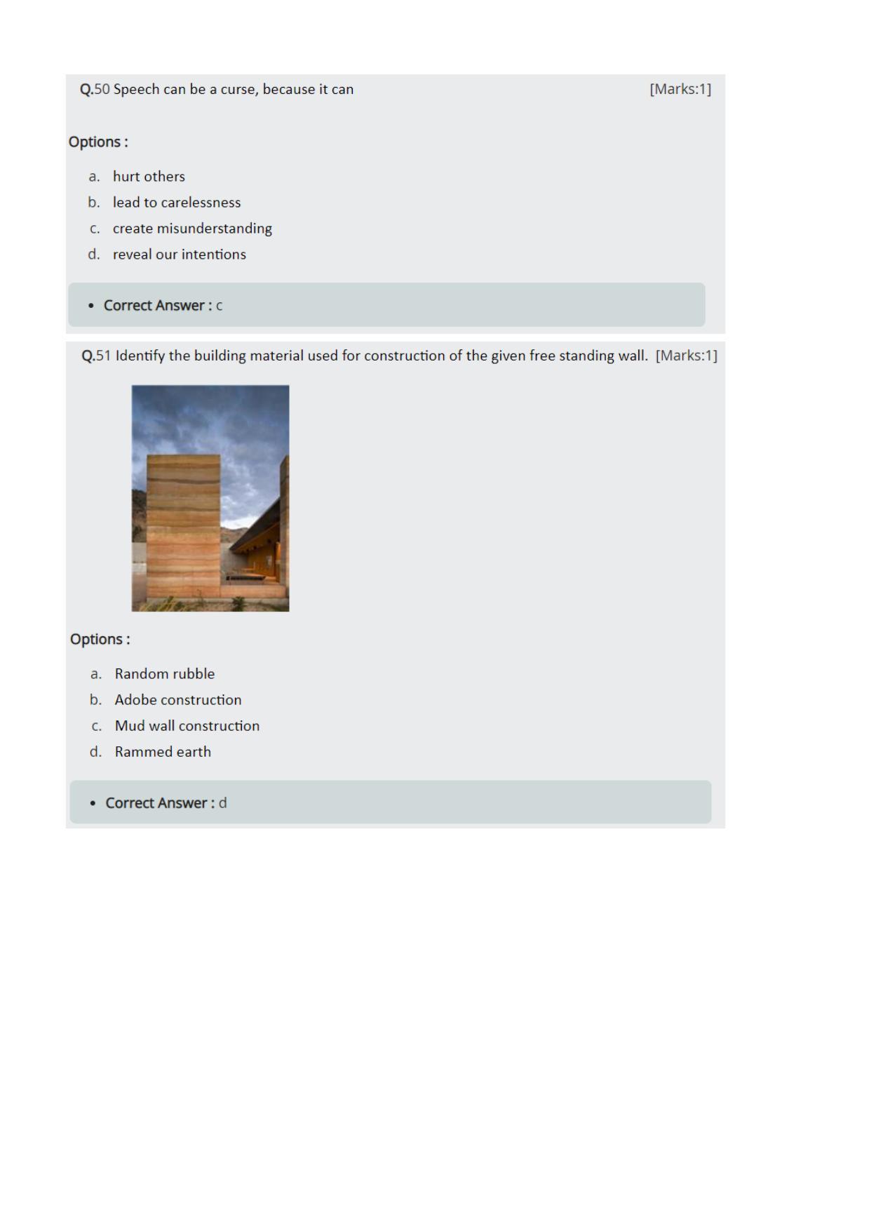  NATA 2021 Question Paper - Page 18