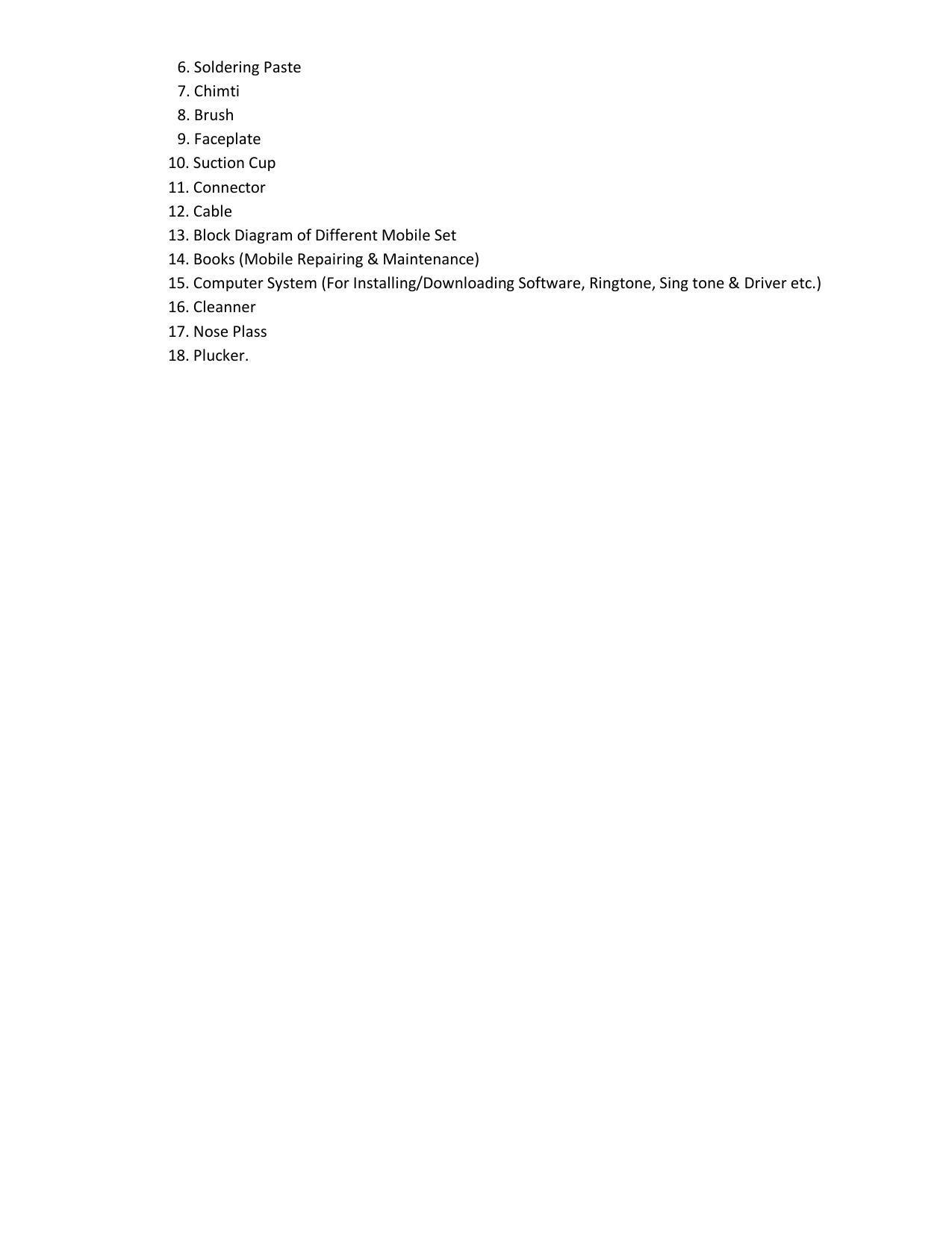 UP Board 11th Syllabus Trade 39 Mobile Repairing - Page 4