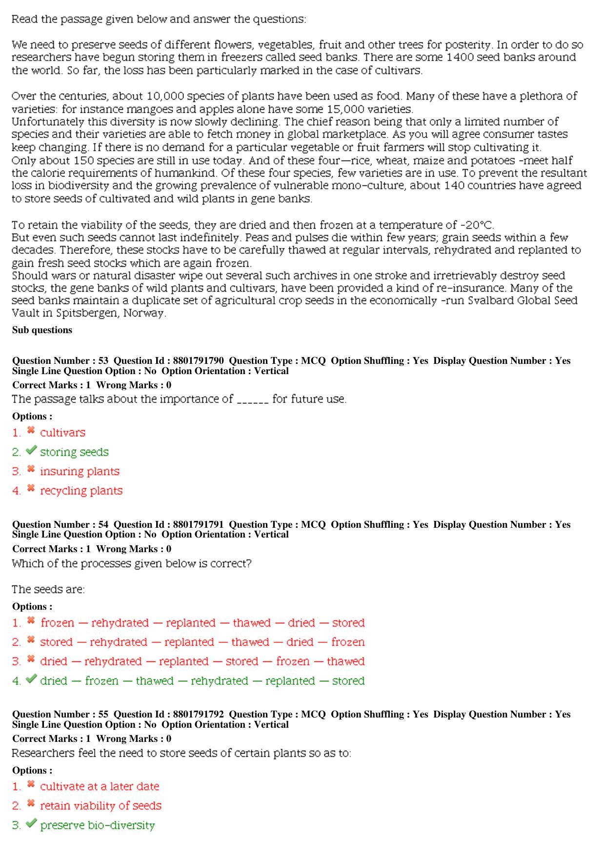 MP CPCT 06th Oct 2019 CPCT Question Paper Shift 1 - Page 24